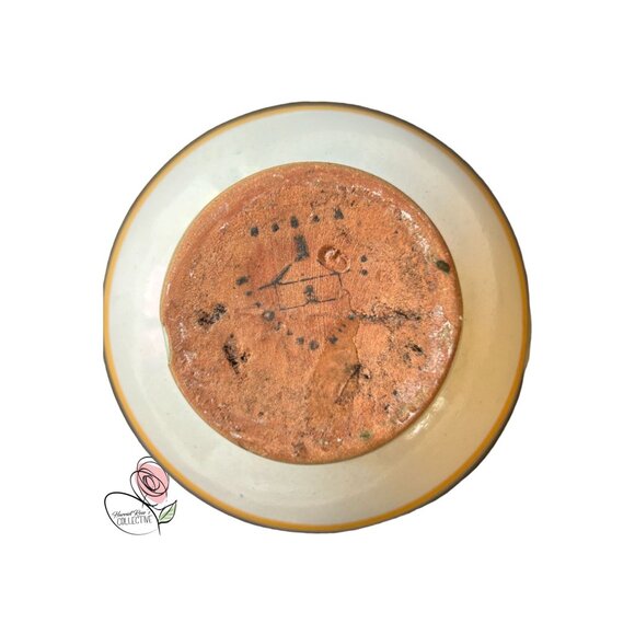 Hand-Painted Ceramic Pitcher Jug With Floral Design - Picture 5 of 7